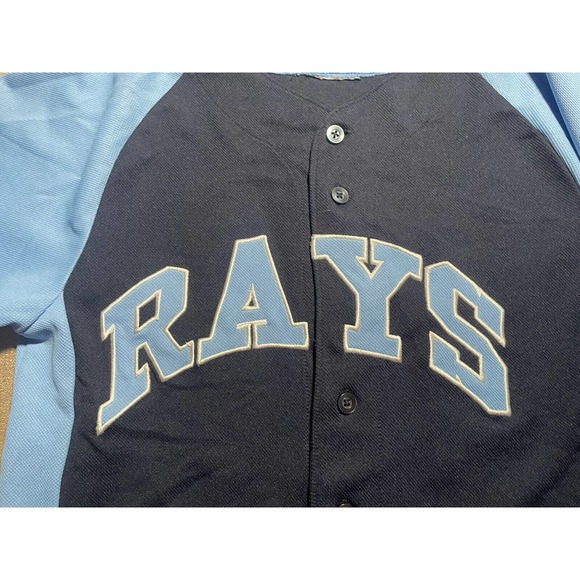 Genuine Merchandise MLB Youth Large L Tampa Bay Rays Baseball Jersey Longoria #3 - Picture 4 of 6